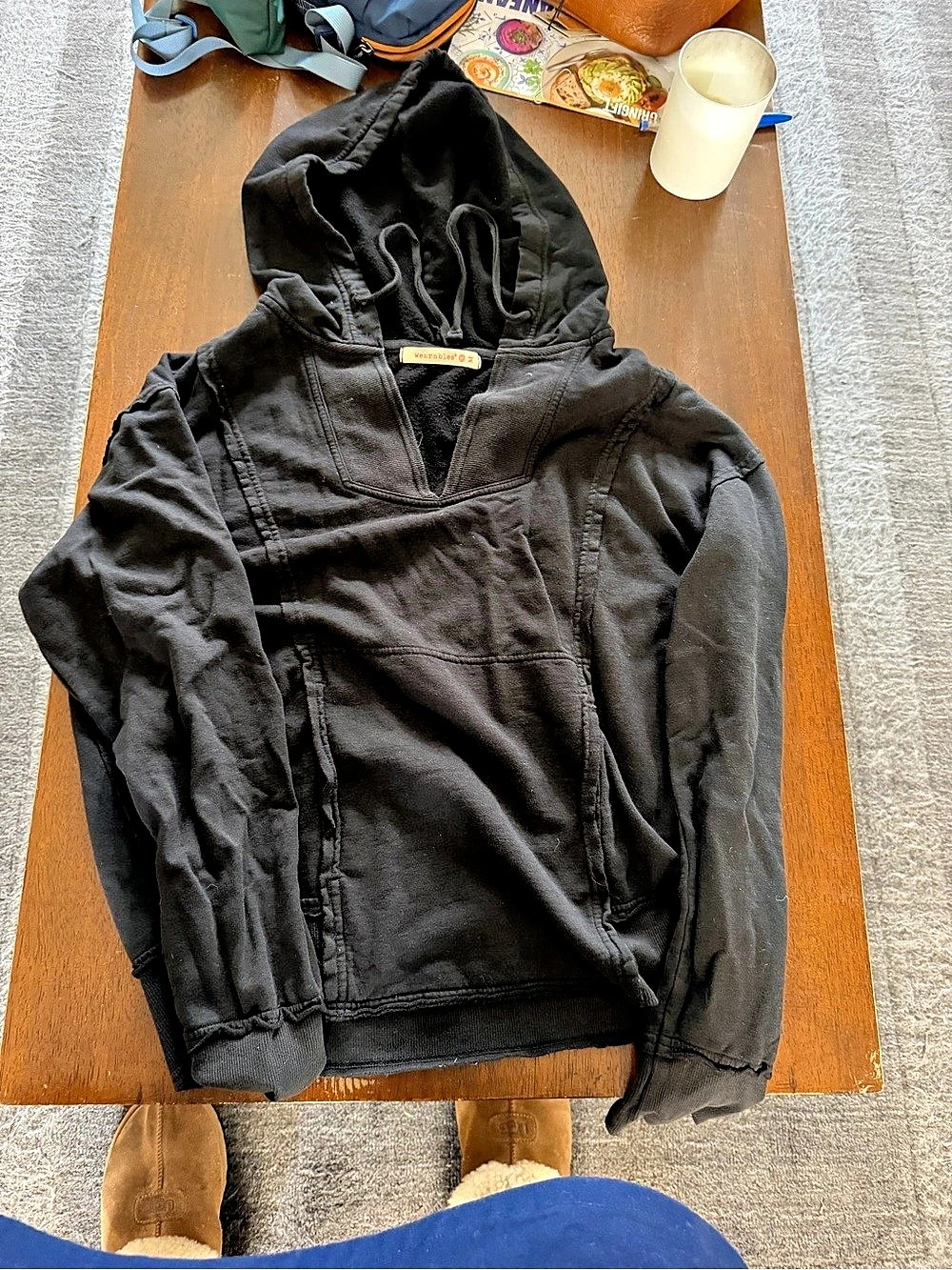 Obey25 Pullover Hoodie in Black